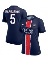 Paris Saint-Germain Marquinhos #5 Domácí Dres pro Dámské 2024-25 Krátký Rukáv